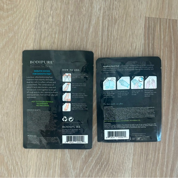 BodiPure Hand Mask & Foot Mask Set - Picture 3 of 3